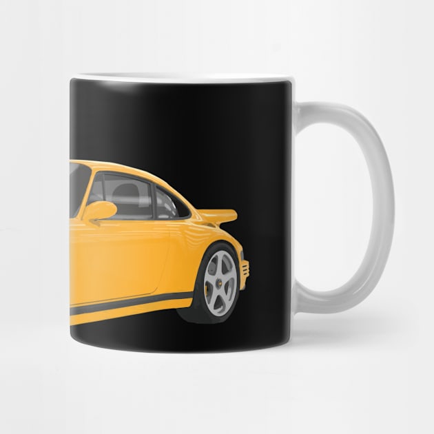 Ruf 911 CTR high performance sports car German automobile YELLOW BIRD by cowtown_cowboy